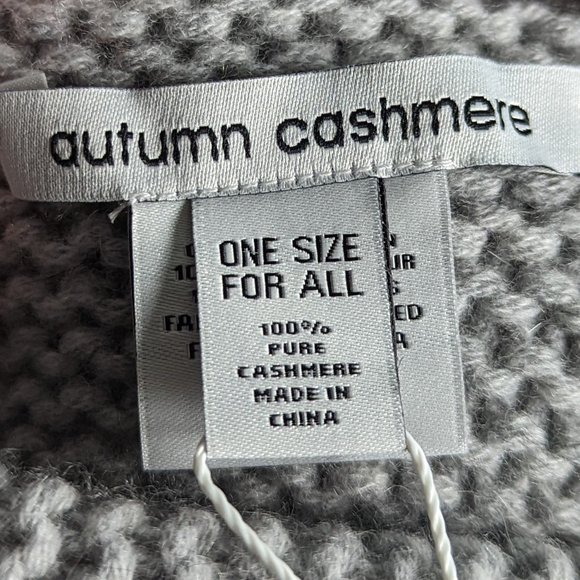 Autumn Cashmere grey cashmere hat - Picture 3 of 3